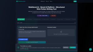 WebNovel AI - AI-Powered Web Novel Writing Tool