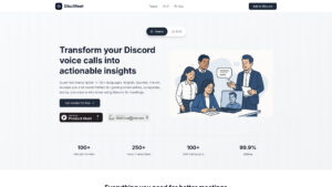 Discmeet - AI-Powered Discord Transcription Tool