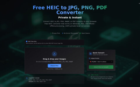 HEIC to JPG Converter - Free AI-Powered Online Tool