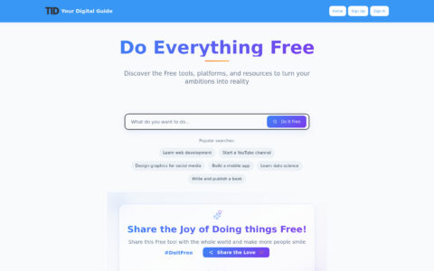 Firstly tool - Free AI Tools Discovery Platform Online