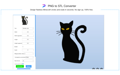 PNG to STL Converter – 3DPEA - Free Online 3D Printing Tool