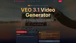 veo 3.1 - AI Video Generator With Audio | Free Online Tool