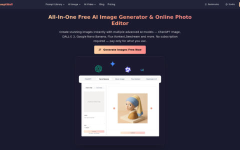 PromptWall: All-in-One AI Image Generator - Create Stunning AI Art & Videos