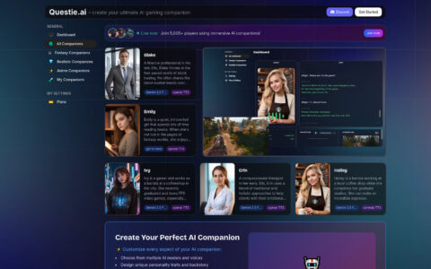 Questie.ai - AI Gaming Companion with Voice Chat & Screen Vision