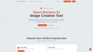 Nano Banana AI - Revolutionary AI Image Generator & Editor Tool