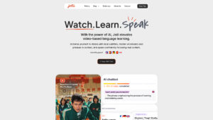 Jolii AI - Learn Languages Through Netflix & YouTube | Free AI Tool