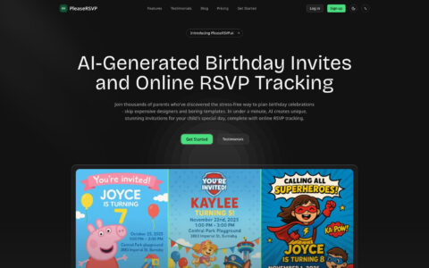 PleaseRSVP - AI-Powered Birthday Invitations & RSVP Tracking Tool
