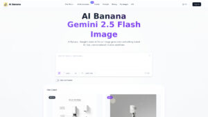 Nano Banana - AI-Powered Image Editing Tool