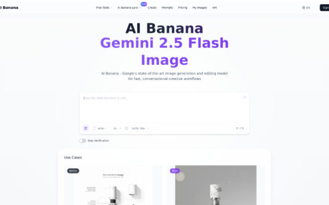 Nano Banana - AI-Powered Image Editing Tool