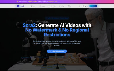 Sora2 - No Watermark - AI Video Generator | Free Online