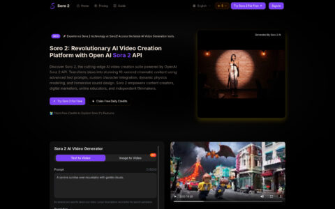 soro2 - AI Video Creation Platform | Free Online Tool