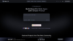 Meku.dev - AI-Powered Web App Builder | Free Tool