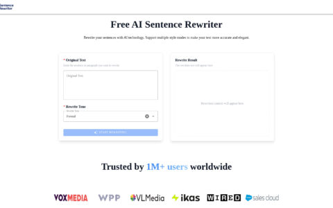 Sentence Rewriter - Free AI-Powered Writing Tool