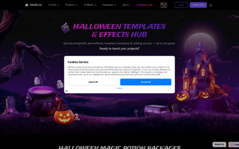 Media.io Halloween AI Generator - Create Spooky Effects