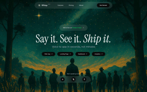 Whisp - AI-Powered Voice-to-Code Platform | Build Apps Fast