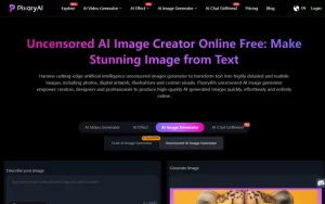 Uncensored AI Image Generator - Free Text to Photo Tool