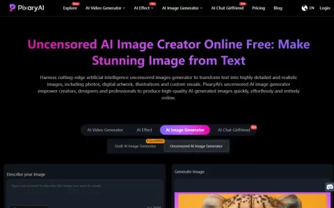 Uncensored AI Image Generator - Free Text to Photo Tool