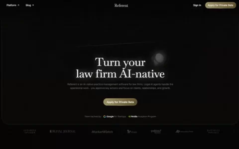 Referent - AI Practice Management Software for Law Firms