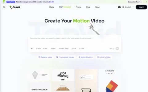 TapVid - AI Explainer Video Generator | Free Trial