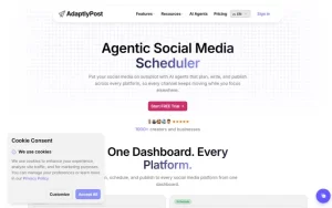 AdaptlyPost AI: Free Social Media Scheduler Tool