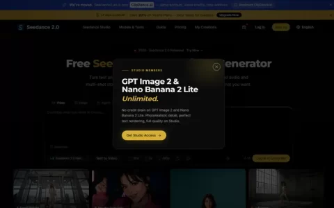 Seedance 2.0 - Free AI Video Generator | Text/Image to Video