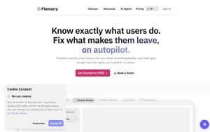 Flowsery AI Tool - Free Bug Detection & Session Replay