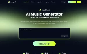 MelodyCraft App - Free AI Music Generator Online