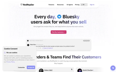 RedReplier AI Tool - Find Customers Fast for Free