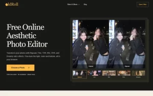 OldRoll - Free AI Tool For Retro Aesthetic Photos