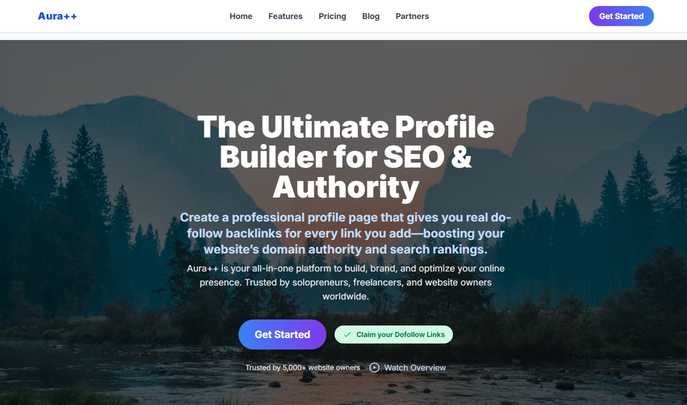 Aura++ Profile Builder Platform