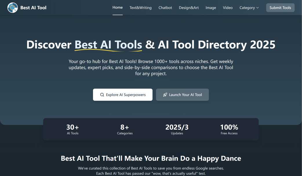 Best AI Tools Directory