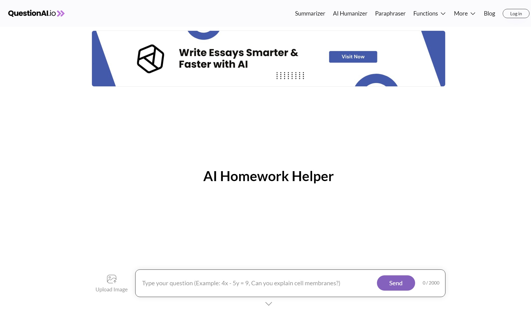 Question AI Homework Helper